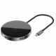 USB-концентратор Baseus Circular Mirror Wireless Charger HUB с беспроводной зарядкой, цвет Темно-серый (WXJMY-A0G)