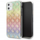 Чехол Guess 4G Peony Hard PC/TPU для iPhone 11, цвет Блестящий радужный (GUHCN61PEOML)