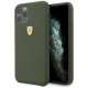 Чехол Ferrari On-Track Silicone case Hard для iPhone 11 Pro, цвет "Полночный зеленый" (FESSIHCN58MG)