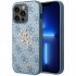 Чехол Guess PU 4G Big metal logo Hard для iPhone 14 Pro, цвет Синий (GUHCP14L4GMGBL)