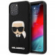 Чехол Karl Lagerfeld 3D Rubber Karl's head Hard для iPhone 12 Pro Max, цвет Черный (KLHCP12LKH3DBK)