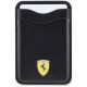 Магнитный картхолдер Ferrari Wallet Cardslot MagSafe PU leather, цвет Черный (FEWCMRSIK)