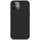 Чехол Nillkin Synthetic Fiber для iPhone 12 mini, цвет Черный карбон (6902048203280)