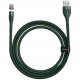 Кабель Baseus Water Drop-shaped Lamp Super Charge Cable USB to Type-C 66W 2 м, цвет Зеленый ( CATSD-N06)