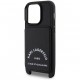 Чехол Karl Lagerfeld Crossbody cardslot PU Saffiano RSG Hard для iPhone 14 Pro, цвет Черный (KLHCP14LSARSGK)