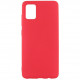 Чехол NewLevel Fluff TPU Hard для Galaxy A51, цвет Красный (NLB-FLUF-A51-RED)