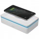 UV-стерилизатор EnergEA Stera 360 UVC Sanitizing box Wireless 5/7.5/10/15W с беспроводной зарядкой, цвет Белый (UVC-S360-WHT)