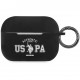 Чехол с карабином U.S. Polo Assn. Silicone with ring Authentic для AirPods Pro, цвет Черный (USACAPSATK)