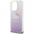 Чехол Hello Kitty PC/TPU Kitty Head Hard для iPhone 15 Pro, цвет Фиолетовый градиент (HKHCP15LHDGKEU)