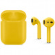 Беспроводные наушники Apple AirPods Full Color Edition с полной покраской, цвет Желтый (матовый)