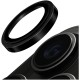 Защитное стекло Uniq OPTIX Camera Sapphire Lens Stainless steel для камеры iPhone 15 Pro Max, цвет Черный (IP6.7P(2023)-SSFSLENSBLK)