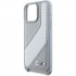 Чехол BMW Crossbody PU Carbon stripe Metal logo + Strap Hard для iPhone 15 Pro, цвет Серый (BMHCP15L23PSCCG)