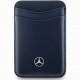 Магнитный картхолдер Mercedes Wallet MagSafe Cardslot Leather, цвет Синий (MEWCSMDCB)