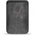 Магнитный картхолдер Bustha MagSafe Suede/Leather Wallet, цвет Бетон/Нуар (Concrete/Noir) (BST755221)