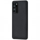 Чехол Pitaka MagEZ Case для Huawei P40, цвет Черный/Серый (Twill) (KHP4001)