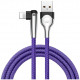 Кабель Baseus Sharp-bird mobile game cable USB - Lightning 2.4 A 1 м, цвет Синий (CALMVP-D03)