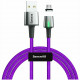 Магнитный кабель Baseus Zinc Magnetic Cable USB - Micro USB 1.5 A 2 м, цвет Фиолетовый (CAMXC-B05)