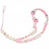Шнурок на запястье Guess Beads Shell 25 см, цвет Розовый (GUSTSHPP)