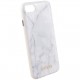 Чехол Guess Marble Collection Hard TPU для iPhone 7/8/SE 2020, цвет Белый (GUHCI8HYMAWH)