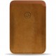 Магнитный картхолдер Bustha MagSafe Suede/Leather Wallet, цвет Горчица/Коричневый (Mustard/Saddle) (BST755220)
