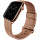 Кожаный ремешок Uniq Mondain Strap Leather для Apple Watch 38/40/41 мм, цвет Розовый (40MM-MONPNK)
