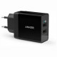 Сетевое зарядное устройство Anker PowerPort 2 USB 4.8А, цвет Черный (A2021311)