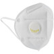 Комплект защитных масок KN95 с клапаном (2 шт), цвет Белый (KN95-vent-2Pcs)