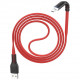 Кабель Hoco X44 Soft silicone Lightning 1 м, цвет Красный