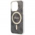 Чехол Guess MagSafe PC/TPU 4G Hard для iPhone 14 Pro, цвет Черный/Золотой (GUHMP14LH4STK)