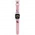 Ремешок Hello Kitty Liquid silicone Kitty Head для Apple Watch 41/40/38 mm, цвет Розовый (HKAWMSCHBLP)