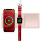 Силиконовая подставка Elago Charging Tray Duo for MagSafe (без ЗУ и кабеля), цвет Розовый песок (EMSTRAY-DUO-SPK)