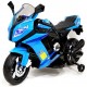 Электромотоцикл RiverToys МОТО M111MM, цвет Голубой (M111MM-BLACK-BLUE)