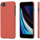 Чехол Pitaka MagEZ Case для iPhone SE 2020/8/7, цвет Красный/Оранжевый (Herringbone) (KI1109SE)