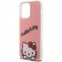 Чехол Hello Kitty Crossbody PC/TPU Dreaming Kitty + PU Strass strap Hard для iPhone 14 Pro Max, цвет Розовый (HKHCP14XHKDSCP)