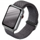 Ремешок Uniq Aspen Strap Braided для Apple Watch 38/40/41 мм, цвет Серый (40MM-ASPGRY)
