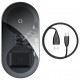 Беспроводное зарядное устройство Baseus Simple 2in1 Wireless Charger 18W Max For Phones+Pods, цвет Черный (WXJK-01)