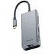 USB-концентратор Baseus Square Desk Type-C Multi-functional HUB, цвет Темно-серый (CATXF-0G)
