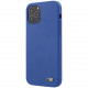 Чехол BMW M-Collection Liquid silicone Hard для iPhone 12/12 Pro, цвет Синий (BMHCP12MMSILNA)
