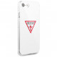 Чехол Guess Shiny Triangle logo Hard PC/TPU для iPhone 7/8/SE 2020, цвет Белый (GUHCI8PCUCTLWH)