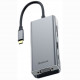 USB-концентратор Baseus Square Desk Type-C Multi-functional, цвет Темно-серый (CATXF-A0G)