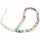 Шнурок на запястье Guess Heishi Beads 25 см, цвет Мультиколор (GUSTPEAM)