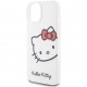 Чехол Hello Kitty PC/TPU Kitty Head Hard для iPhone 15, цвет Белый (HKHCP15SHCKHST)