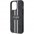 Чехол Guess PU 4G Stripes Hard для iPhone 13 Pro Max, цвет Черный (GUHCP13XP4RPSK)