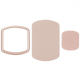 Набор металлических пластин и креплений Scosche MagicMount Pro Trim and Plate Replacement Kit, цвет "Розовое золото"