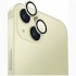 Защитное стекло Uniq OPTIX Camera Lens protector Aluminium для камеры iPhone 15/15 Plus, цвет Желтый (IP6.1-6.7(2023)-ALENSYEL)