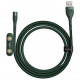 Магнитный кабель Baseus Zinc Magnetic Safe Fast Charging Data Cable USB to Micro USB/Lightning/Type-C 5A 1 м, цвет Зеленый (CA1T3-B06)