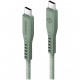 Кабель EnergEA FLOW USB-C to USB-C PD240W 5A Nanoweave Magnetic tie 1.5 м, цвет Зеленый (CBL-FLCC-GRN150M)