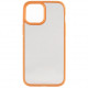 Чехол Blueo Crystal Drop для iPhone 12 Pro Max, цвет Оранжевый (B37-P12L-ORG)