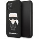 Чехол Karl Lagerfeld Liquid silicone Iconic Karl Hard для iPhone 11 Pro Max, цвет Черный (KLHCN65SLFKBK)