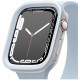 Чехол Elago Duo case для Apple Watch 4/5/6/SE/7/8 40/41 мм, цвет Прозрачный/Голубой (EAW41DUO-TRLBL)